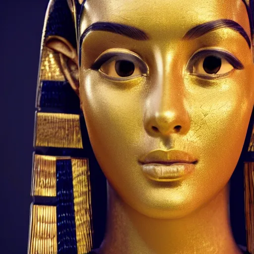 Image similar to a beautiful award winning photo of Cleopatra, very detailed and sharp, 4k cinematic