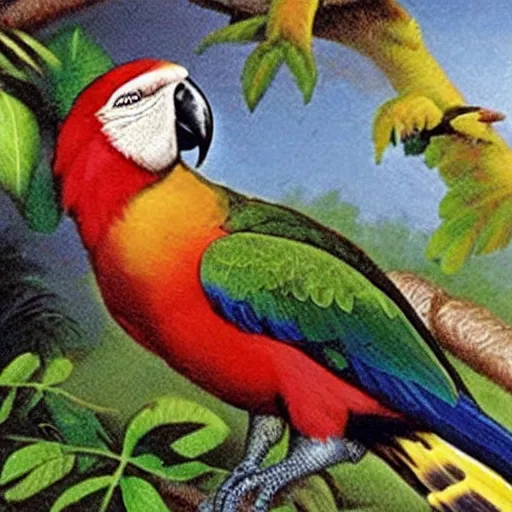 Image similar to polly come here!, do you want a cracker?, polly!, parrot,