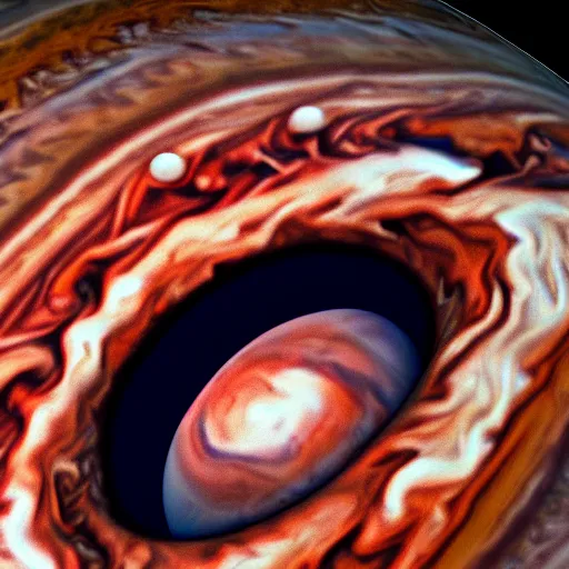 Prompt: jupiter as a bloody eyeball, rule of thirds, hyper sharp, photorealism, 8 k, ultra detailed.