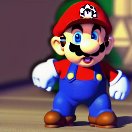 Prompt: super mario as link, highly detailed, extremely high quality, hd, 4 k, 8 k, canon 3 0 0 mm, professional photographer, 4 0 mp, lifelike, top - rated, award winning, realistic, detailed lighting, detailed shadows, sharp, no blur, edited, corrected, trending