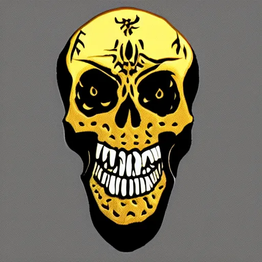 Image similar to skull bafshar, petros death emblem