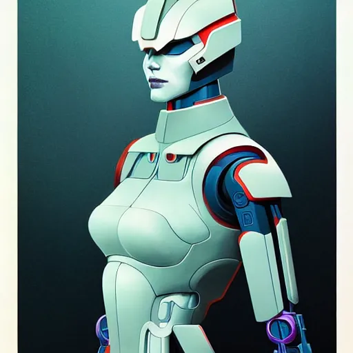 Prompt: 5 0 7 7 autobot bender c 4 d 3 d beautiful portrait by charles vess and james jean and erik jones and rhads, inspired by ghost in the shell, beautiful fine face features, intricate high details, sharp, ultradetailed