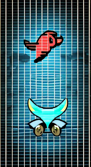 Image similar to cool laser theme flappy bird style app background artwork, digital art, award winning