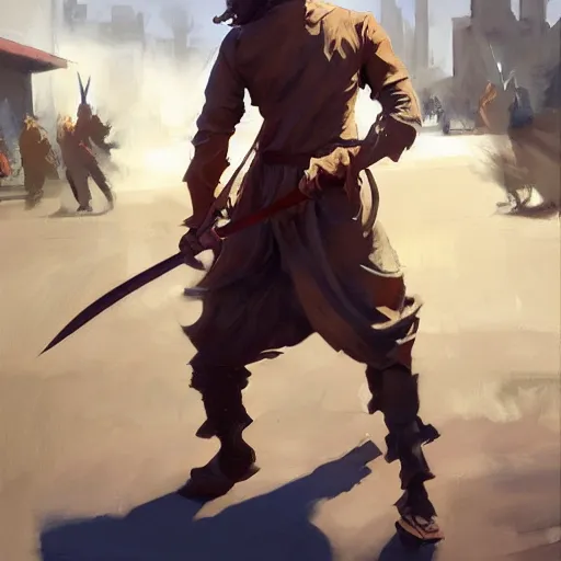 Image similar to greg manchess portrait people stumbling over swords falling on the ground, profile picture, organic painting, sunny day, matte painting, bold shapes, hard edges, street art, trending on artstation, by huang guangjian, gil elvgren, ruan jia, randy vargas, greg rutkowski