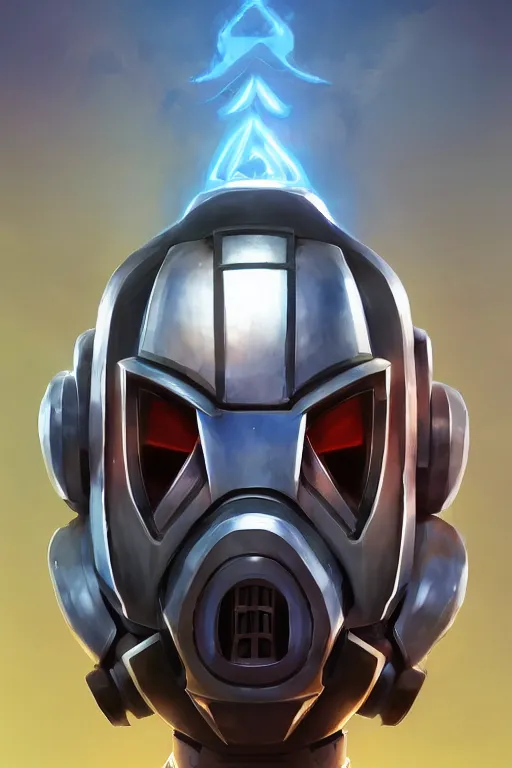 Image similar to epic mask helmet robot ninja portrait stylized as fornite style game design fanart by concept artist gervasio canda, behance hd by jesper ejsing, by rhads, makoto shinkai and lois van baarle, ilya kuvshinov, rossdraws global illumination radiating a glowing aura global illumination ray tracing hdr render in unreal engine 5