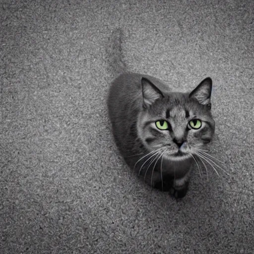 Image similar to award winning photograph of a cat