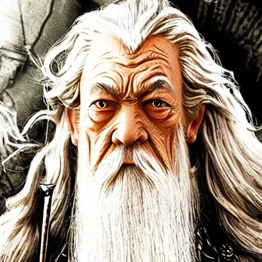 Prompt: gandalf in an anime world, incredibly detailed, ultra realistic