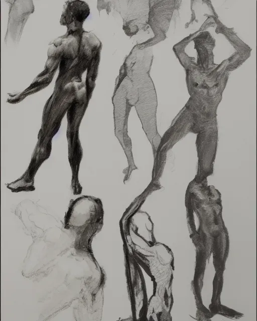 Image similar to preliminary figure studies