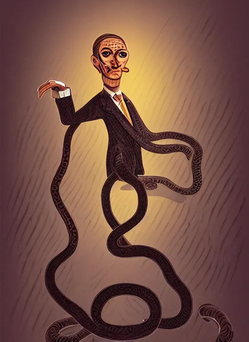 Image similar to snake oil salesman by Paolo Eleuteri Serpieri