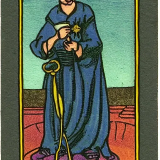 Image similar to tarot card of the magician