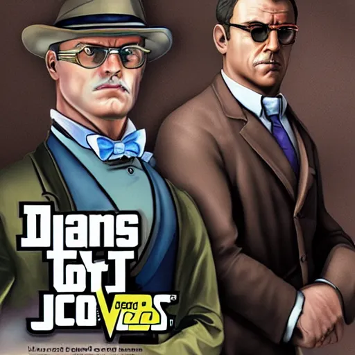 Image similar to James Joyce GTA V cover art