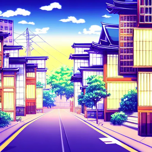 Image similar to anime tokyo residential quiet street scenery only wallpaper aesthetic