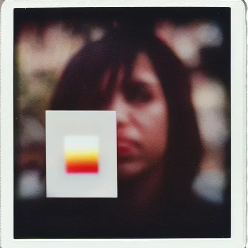 Image similar to polaroid photo of a polaroid photo of a polaroid photo