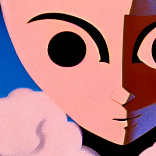 Prompt: a screencap of Jonny Quest (1965), Majora's Mask