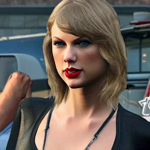 Image similar to Taylor Swift in GTA 5