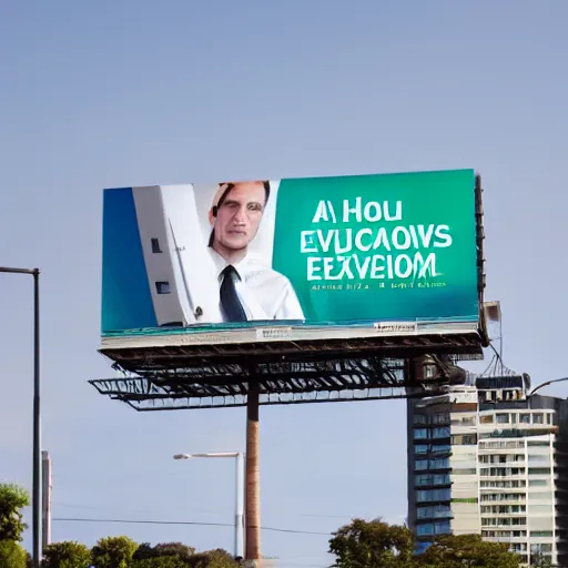 Prompt: a billboard for Tax Evasion