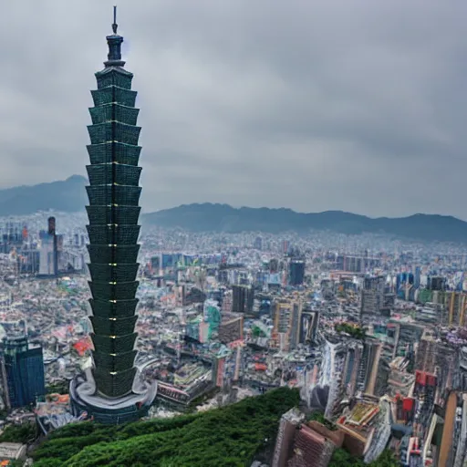 Image similar to Taipei 101 fighting with the Latinoamericana tower