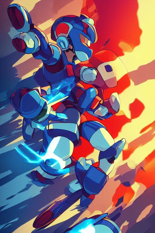 Image similar to hero 3 d megaman x zero rockman 2 0 2 2 switch game boss robot ninja mask helmet legacy collection fanart artsation, art gta 5 comics, behance hd by jesper ejsing, by rhads, makoto shinkai and lois van baarle, ilya kuvshinov, rossdraws global illumination ray tracing