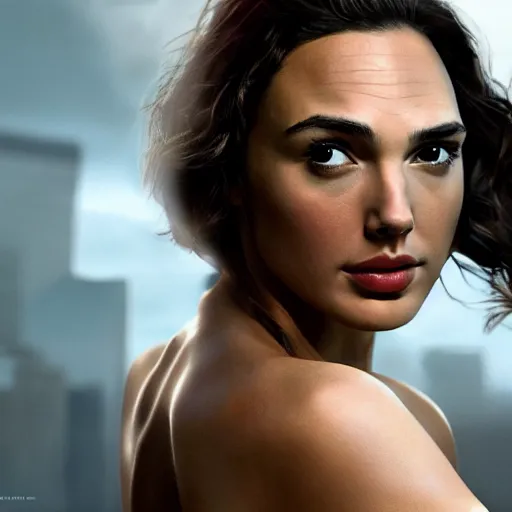 Prompt: photo of the beauty gal gadot, photo taken by edward steichen, photorealistic, matte painting, hyper realistic, 4 k, 8 k, cinematic composition, hd, highly detailed, trending on artstation