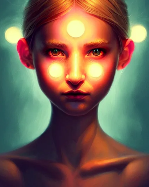 Prompt: portrait of warrior pixie, glowing lights!! intricate, elegant, highly detailed, digital painting, artstation, concept art, smooth, sharp focus, illustration, disney stuyle, symmetry face, fine details. surreal, by ilya kuvshinov, katsuhiro otomo, kidmo!!!, trending on artstation, munreal engine 5