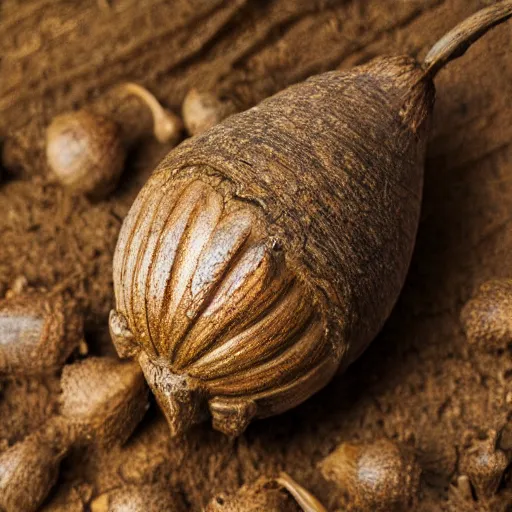 Image similar to photo of acorn human, high detail, 4 k, ultra realistic