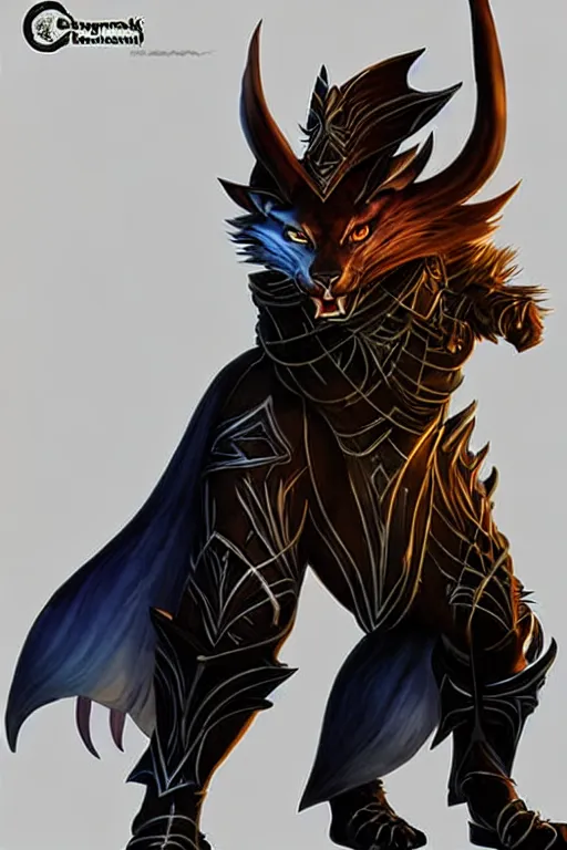 Image similar to Charr elementalist of Guild Wars 2, concept art, close-up, digital art, hyper-realistic, highly detailed