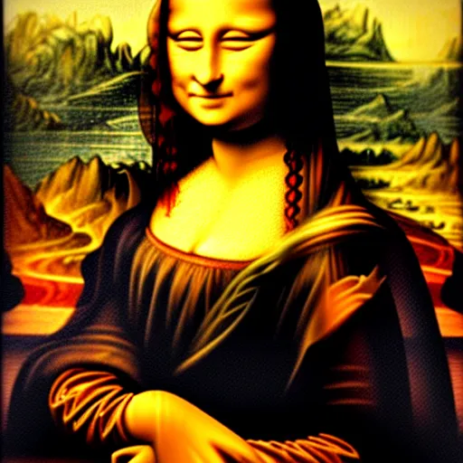 mona lisa painting crying | Stable Diffusion | OpenArt