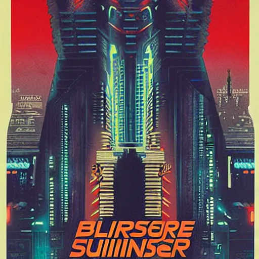 Image similar to poster blade runner 1982 by Tristan Eaton Stanley