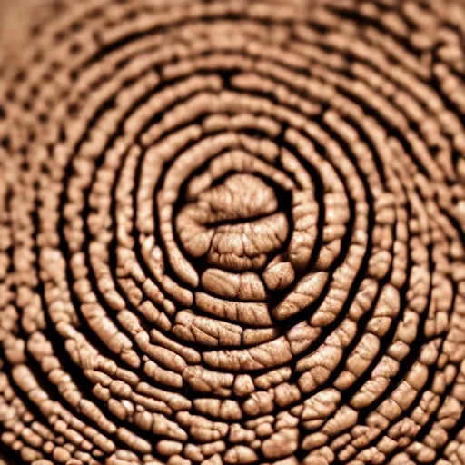 Image similar to macro portrait of a seed, studio photo, neutral tones