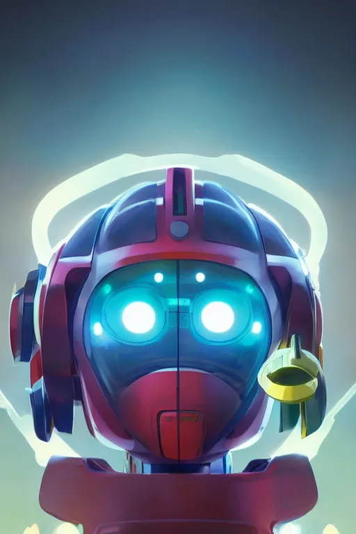 Image similar to metabots medabots medarotto medarot robot minimalist comics helmet mask neon cybereye, behance hd by jesper ejsing, by rhads, makoto shinkai and lois van baarle, ilya kuvshinov, rossdraws global illumination ray tracing hdr radiating a glowing aura