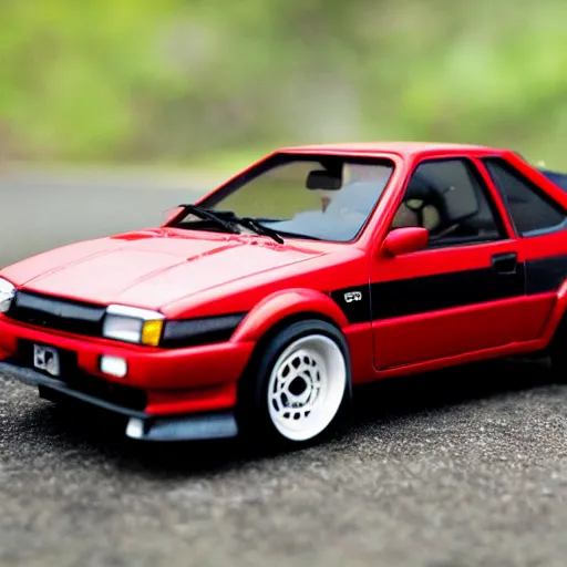 Prompt: toyota ae 8 6 pencil topper