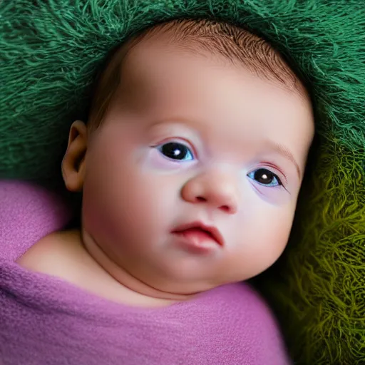 Image similar to a photorealistic portrait of a baby with 1 0, 0 0 0 heads 8 k