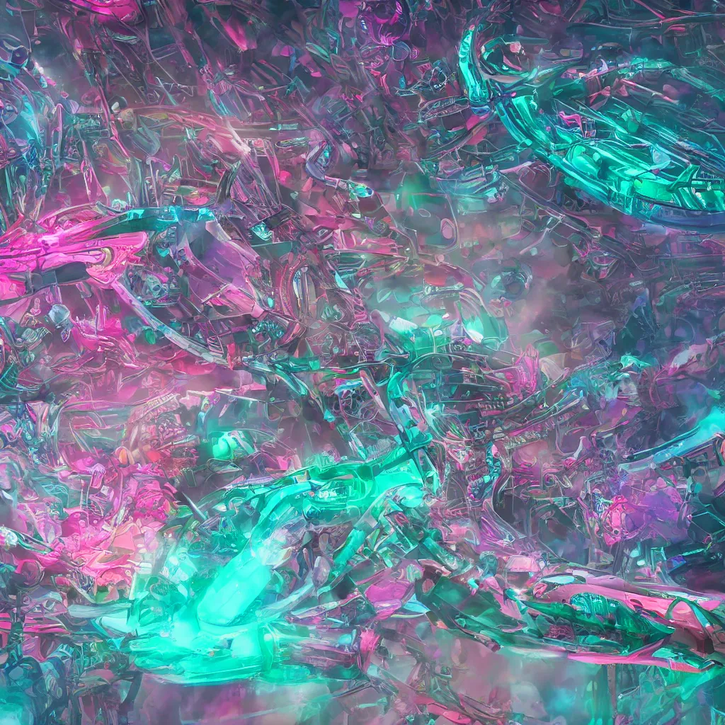 Prompt: quetzalcoatl, biomaterial, architecture, futuristic, neon, pastel colors, hd 8 k, digital design, attention to details, abandoned, crowded