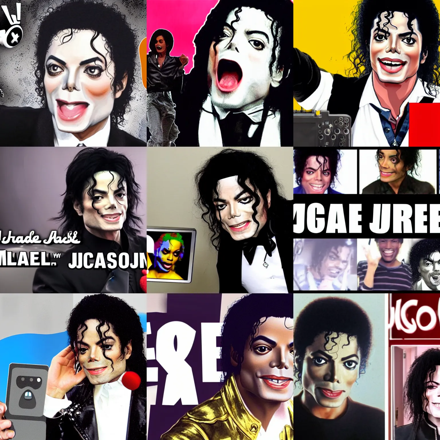 Prompt: michael jackson as a youtuber