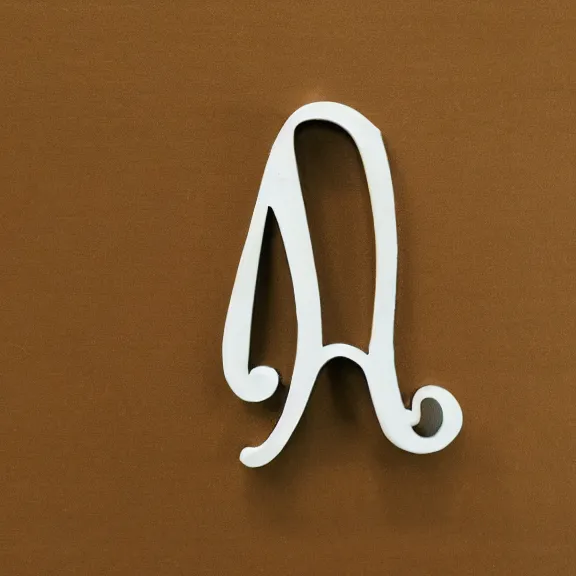 Prompt: a decorative initial capital letter a.