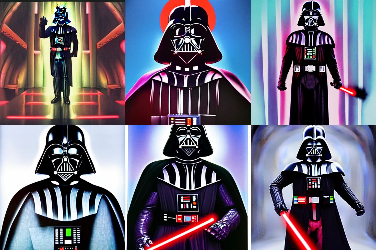 Prompt: darth vader, by david lachapelle