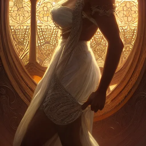 Prompt: most beautiful woman on earth, tall, intricate, highly detailed, digital painting, artstation, concept art, smooth, sharp focus, illustration, Unreal Engine 5, 8K, art by artgerm and greg rutkowski and alphonse mucha