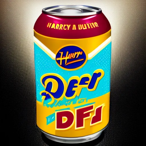 Prompt: hilary duff's face on a can of duff beer :, dynamic, particulate, intricate, elegant, highly detailed, centered, artstation, smooth, sharp focus, octane render