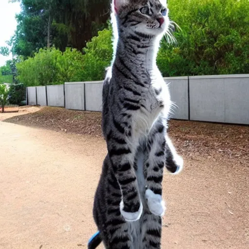 Image similar to very tall cat