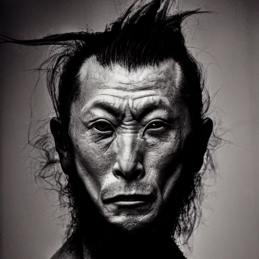 Image similar to portrait of kirin - human hybrid, by annie leibovitz, portrait of a man, studio lighting