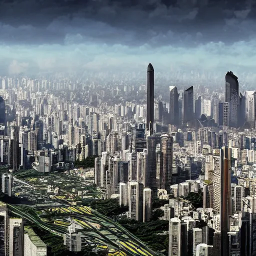 Image similar to sao paulo in the year 2 0 7 0, sci fi