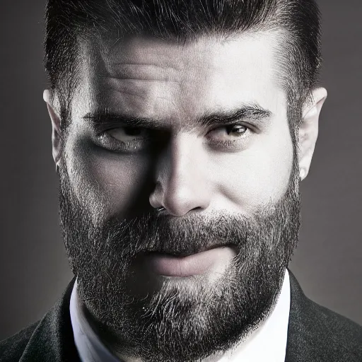 Image similar to recursive image of a man, high quality, high resolution