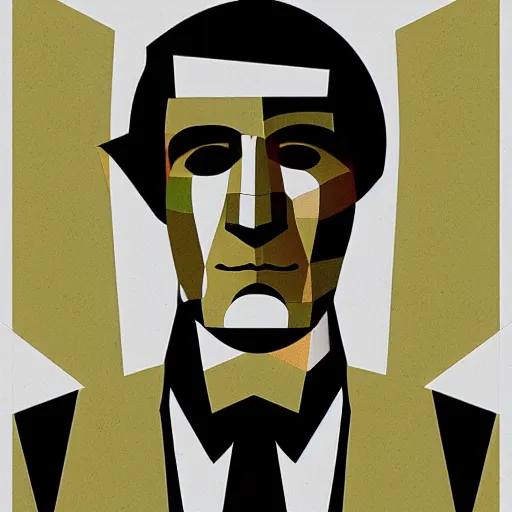 Image similar to Geometrical Suprematist art of Saul Goodman, by Nina Kogan