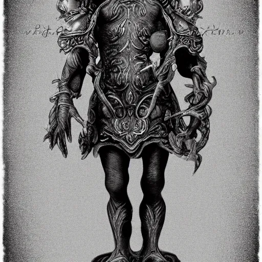 Prompt: a full body portrait of a powerful necromancer | greyscale color | baroque art |