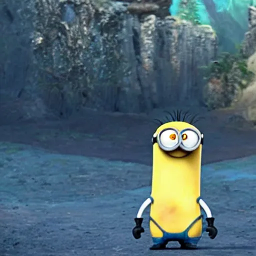 Prompt: “ King bob from the minions movie smirking seductively at the camera, 4K”