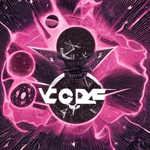 Prompt: vacuum of space, a void between stars, voidcore, by kraemahz,