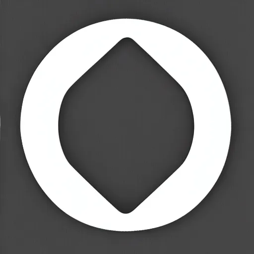 Prompt: minimal logo by karl gerstner, monochrome, centered, symetrical, bordered, 8 k scan
