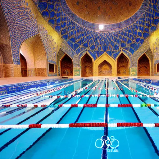 Prompt: isfahan olympic swimming pool