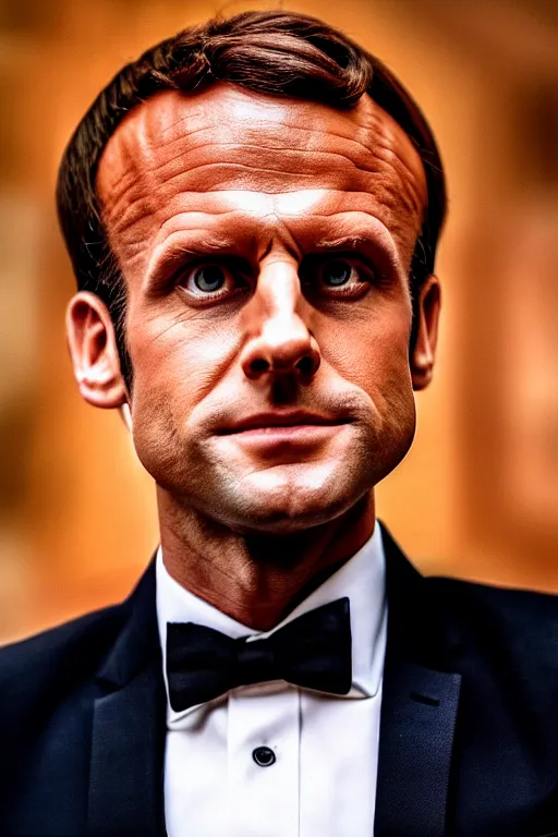 Prompt: [a still of Macron in the movie Star Wars, evil, 4k, HD, high quality]