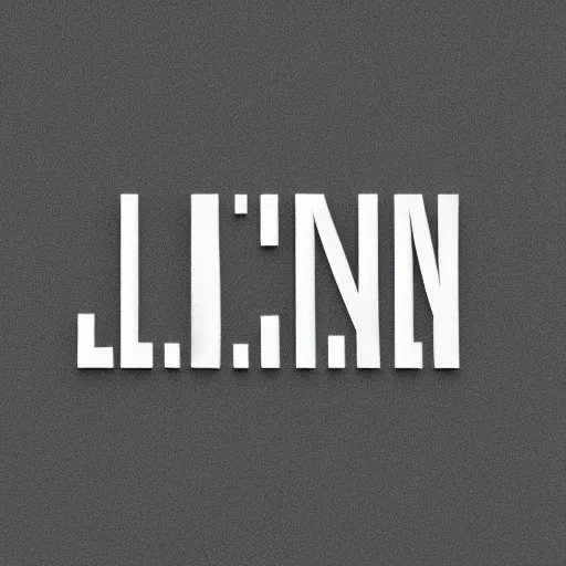 Prompt: modern minimalist logotype acronym for n and l